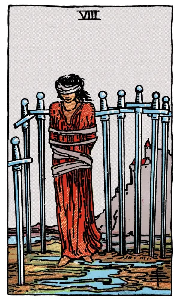 Eight of Swords · Reversed